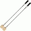 Fire Poi Block 60mm with Ball Chain 35cm Black Double
