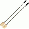 Fire Poi Block 85mm with Black Oval 45cm Chain Double