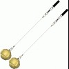 Fire Poi Monkey Fist 90mm Wire Rope 35cm Chain Double