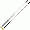 Fire Poi Black White Torch with Ball Chain 20cm Double