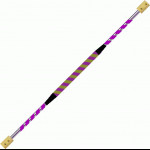 Fire Staff 110cm 65mm Kevlar Purple LimeGreen